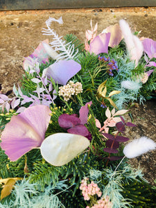 Iridescent Ginko Wreath