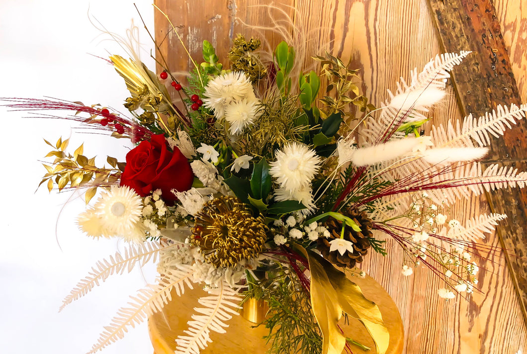 Holiday Glow Floral Arrangement